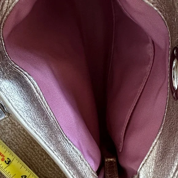 Coach Shimmering Gold Wristlet - Picture 4 of 11